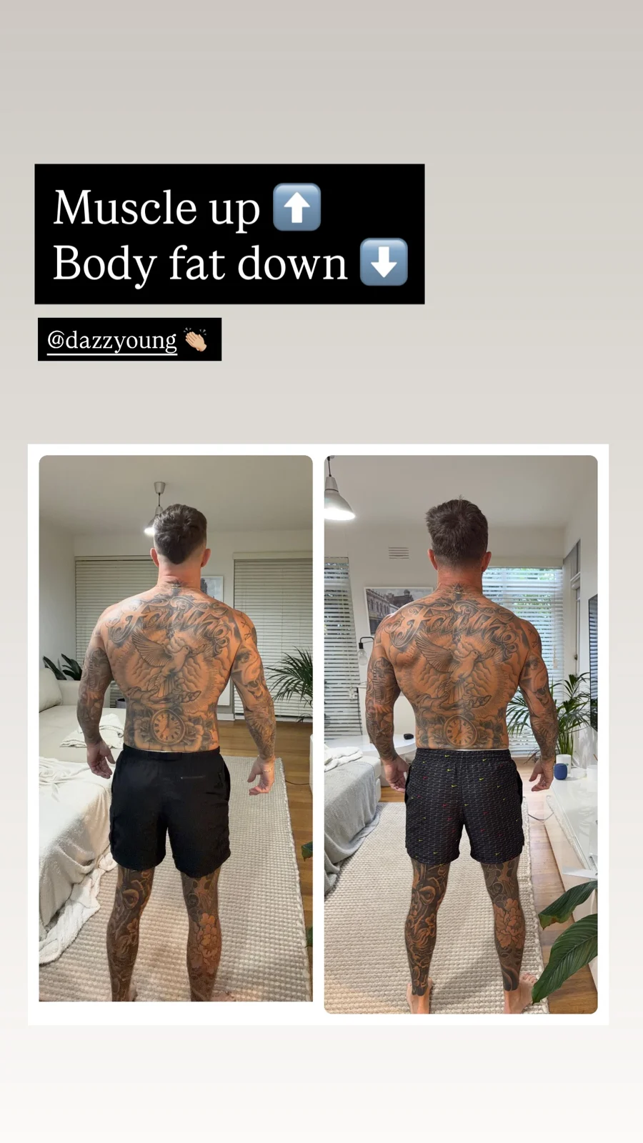 Client results: original Instagram video preview