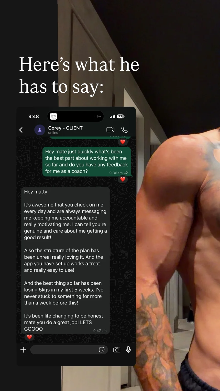 Client results: original Instagram video preview