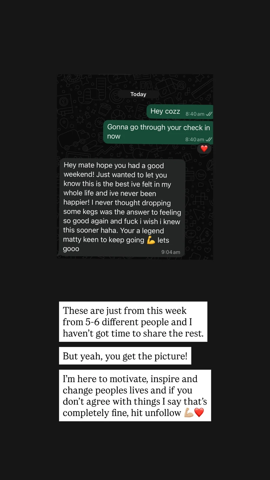 Client results: original Instagram video preview