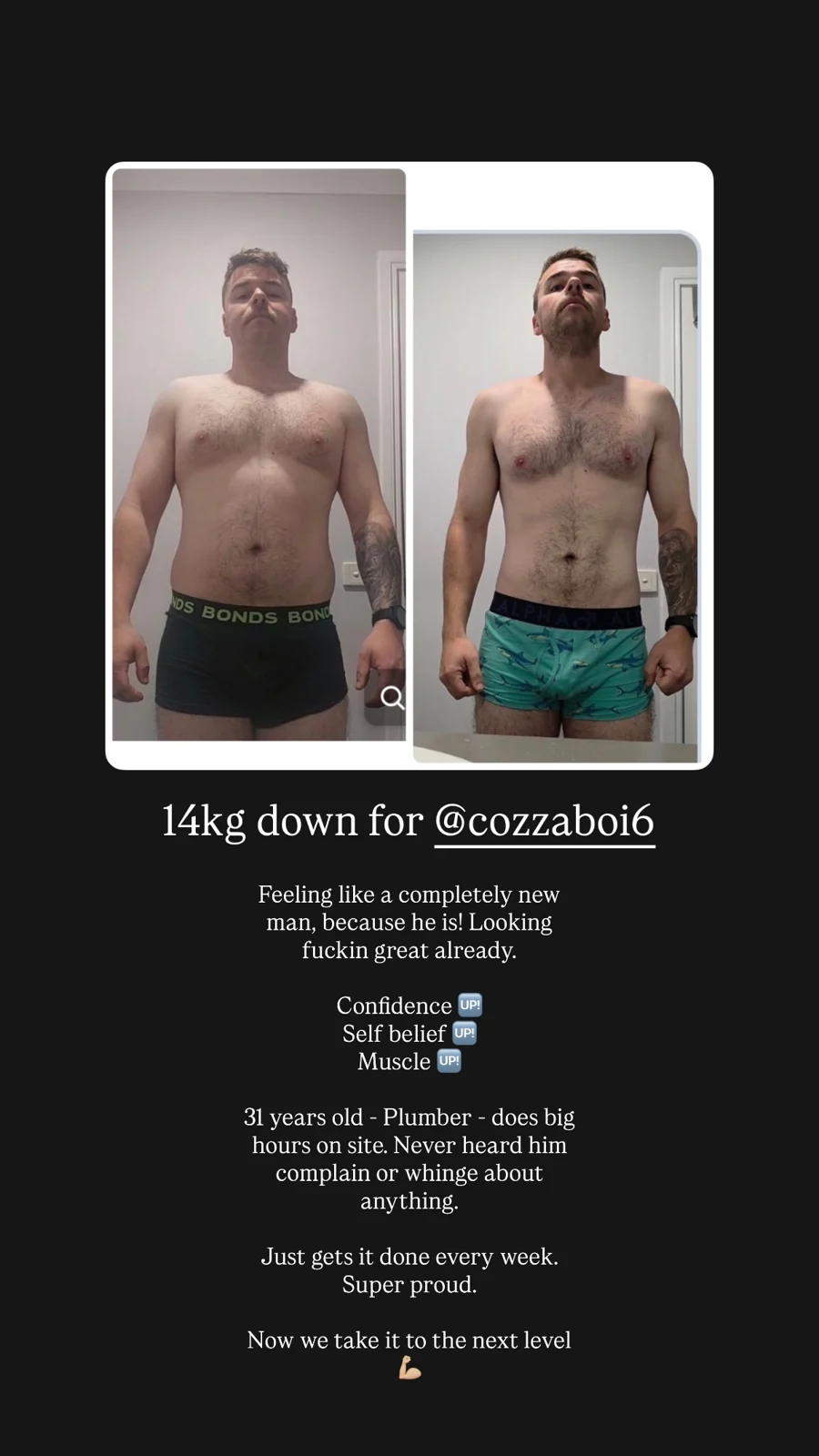 Client results: original Instagram video preview