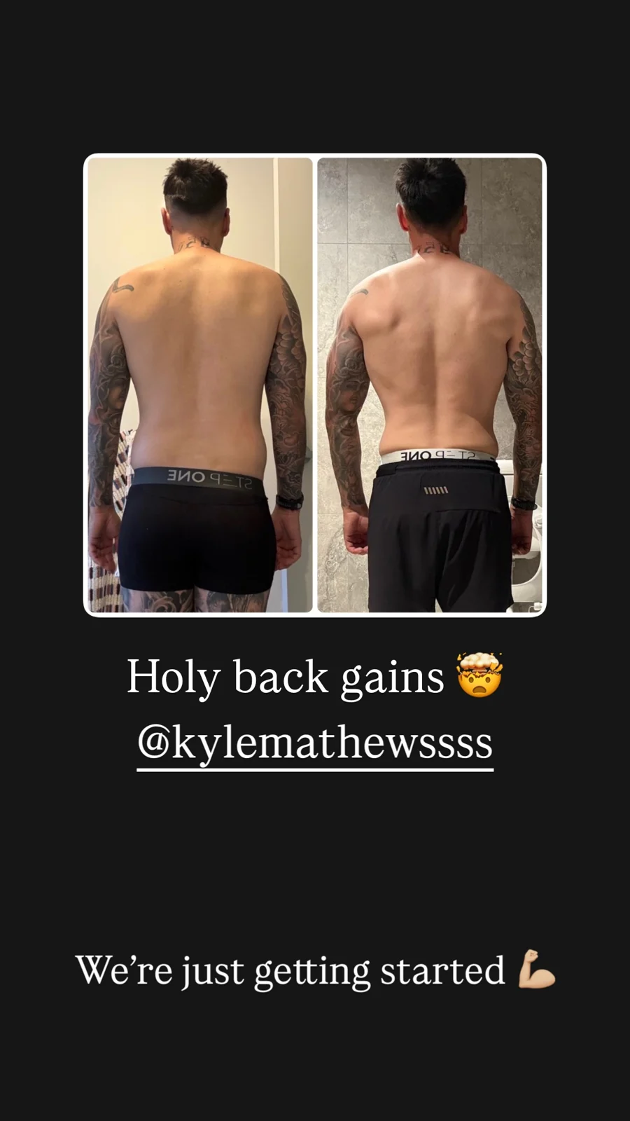 Client results: original Instagram video preview