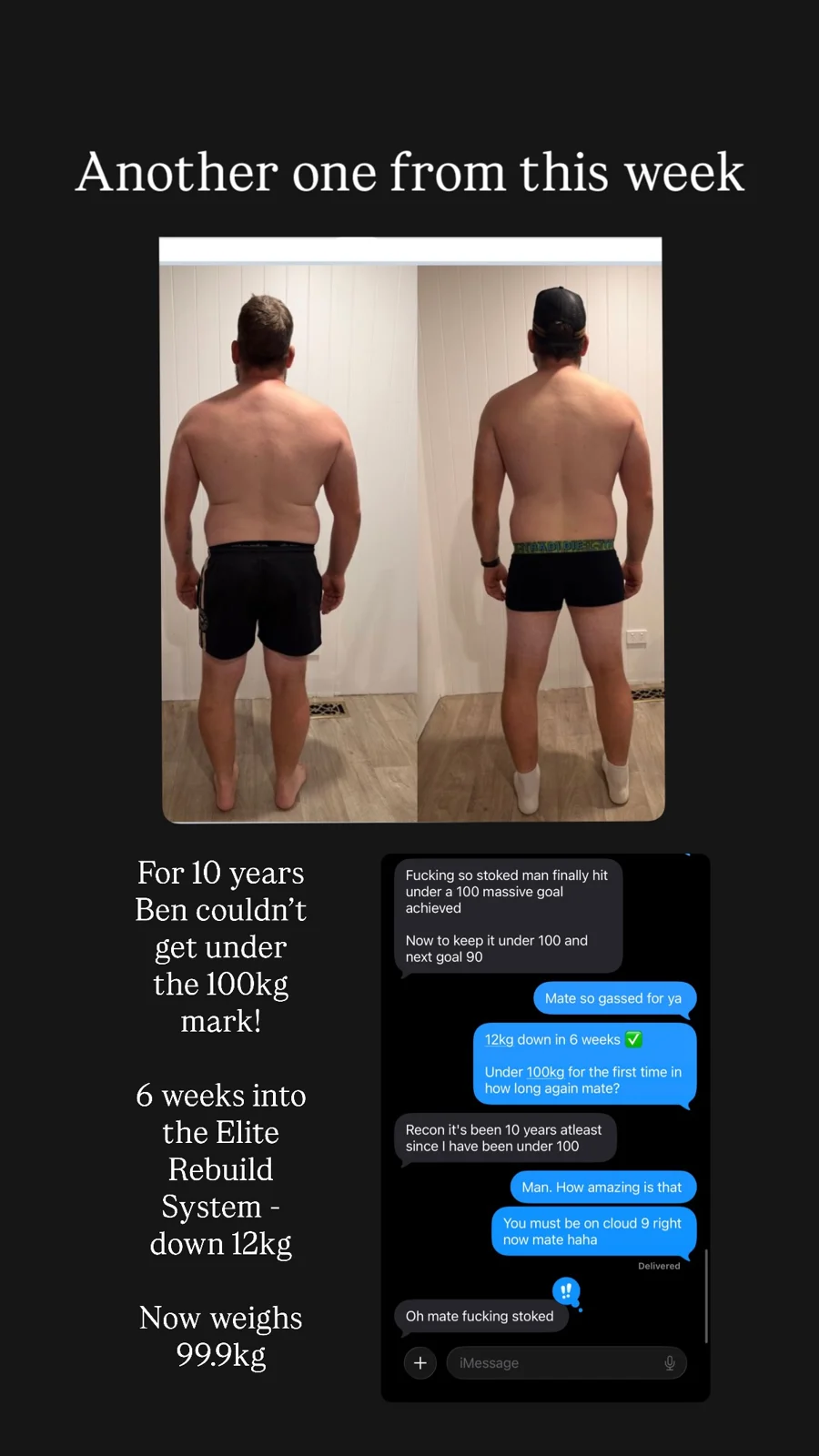 Client results: original Instagram video preview