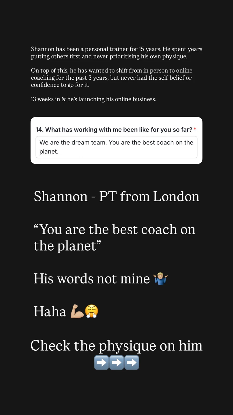 Client results: original Instagram video preview