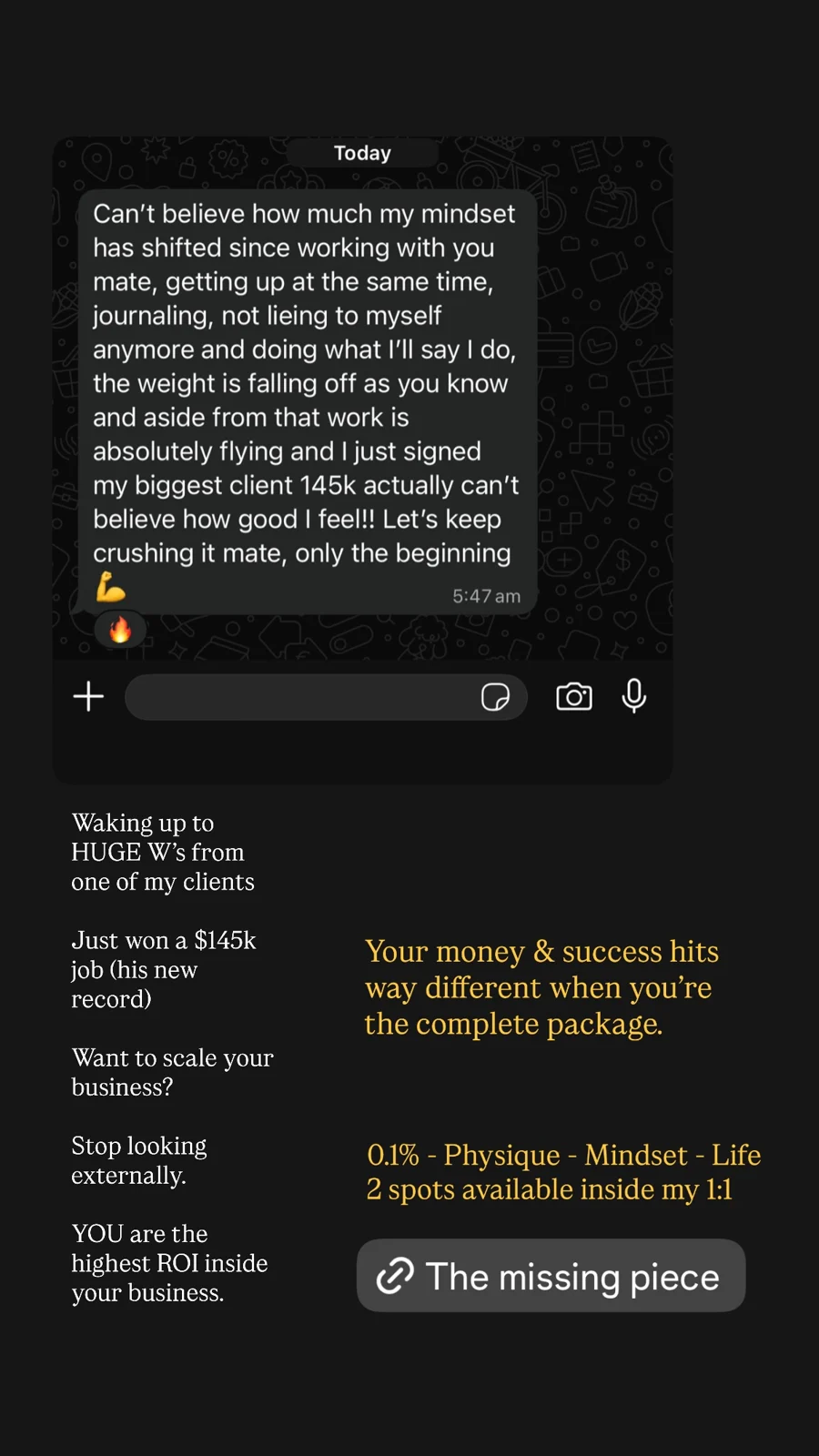 Client results: original Instagram video preview