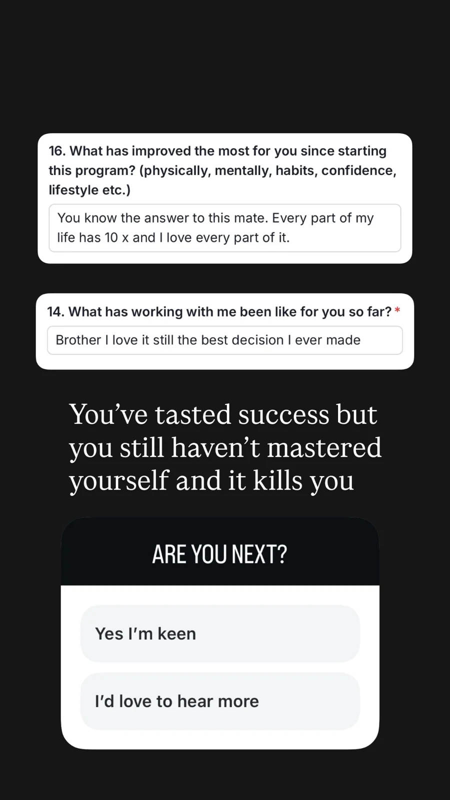 Client results: original Instagram video preview