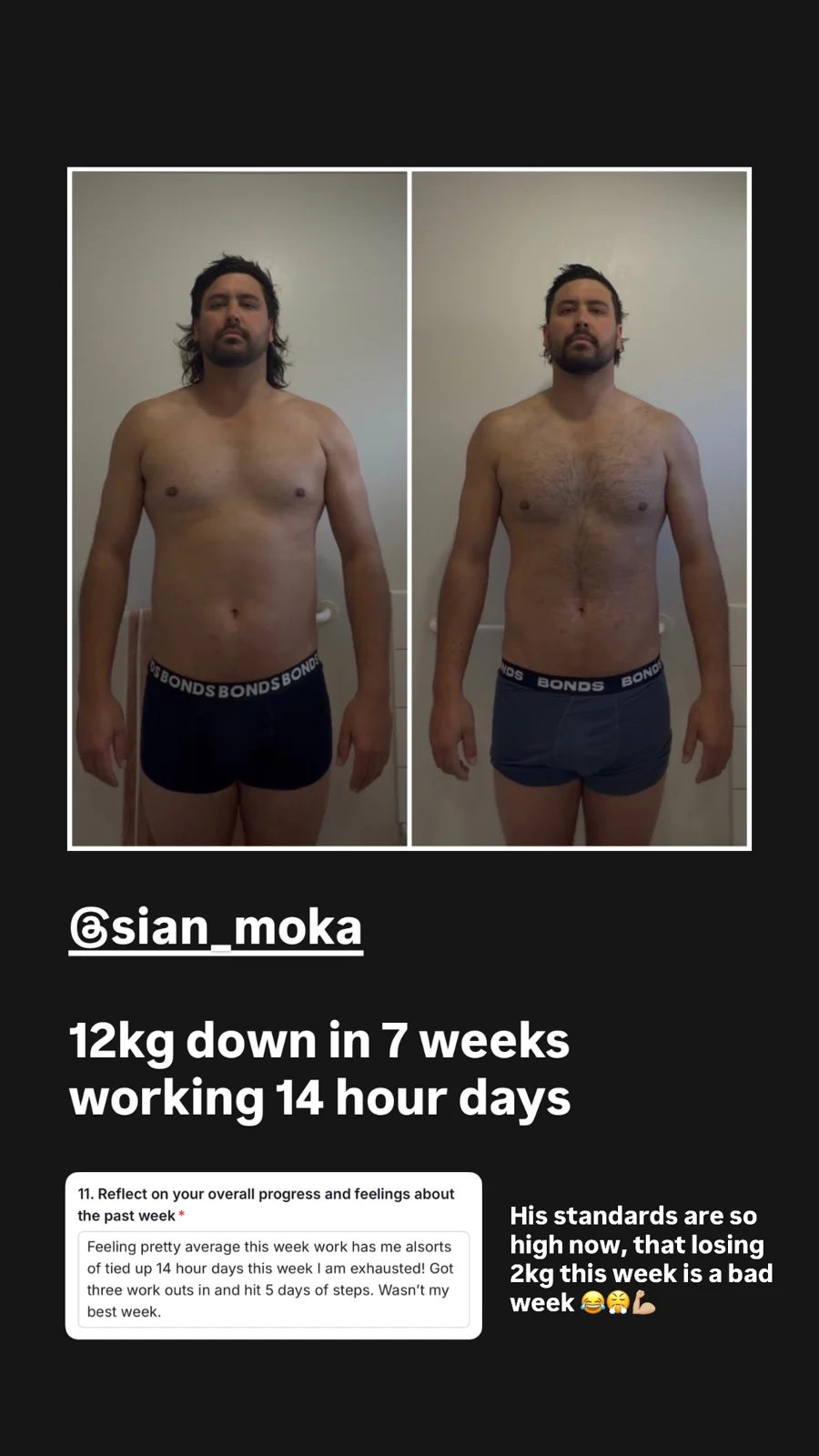 Client results: original Instagram video preview