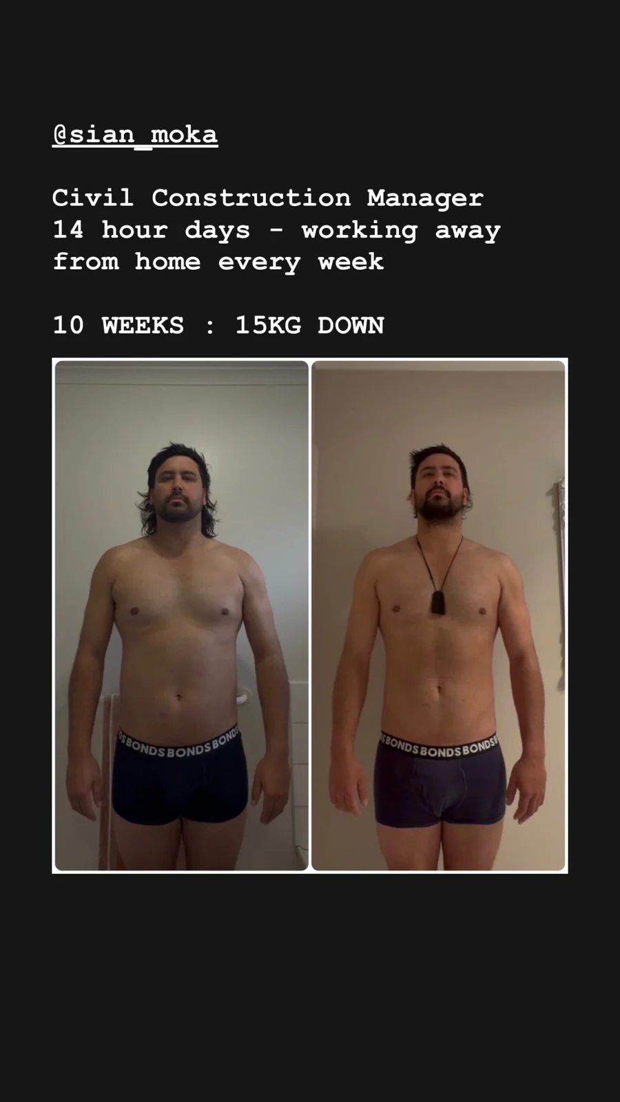 Client results: original Instagram video preview