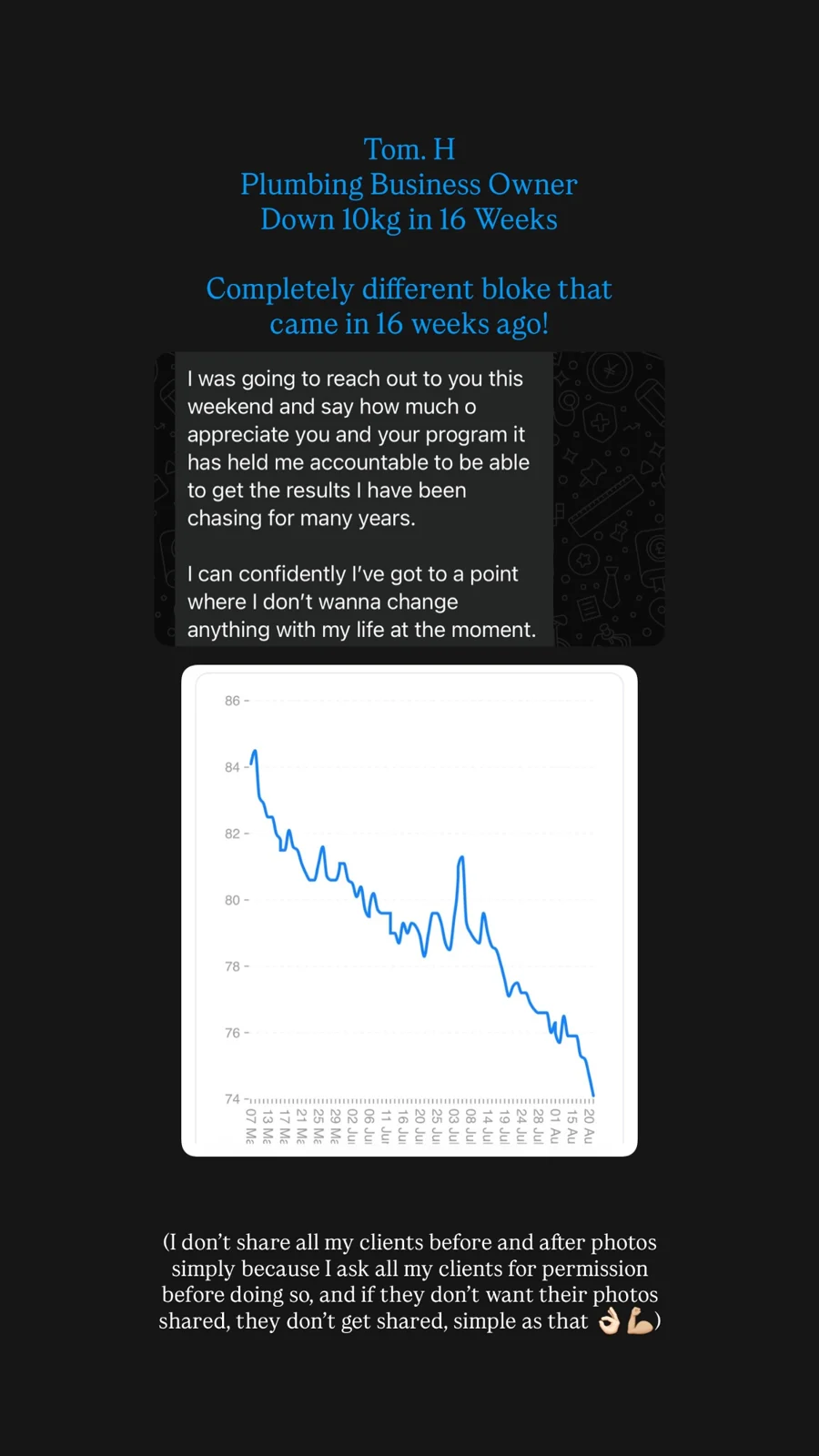 Client results: original Instagram video preview